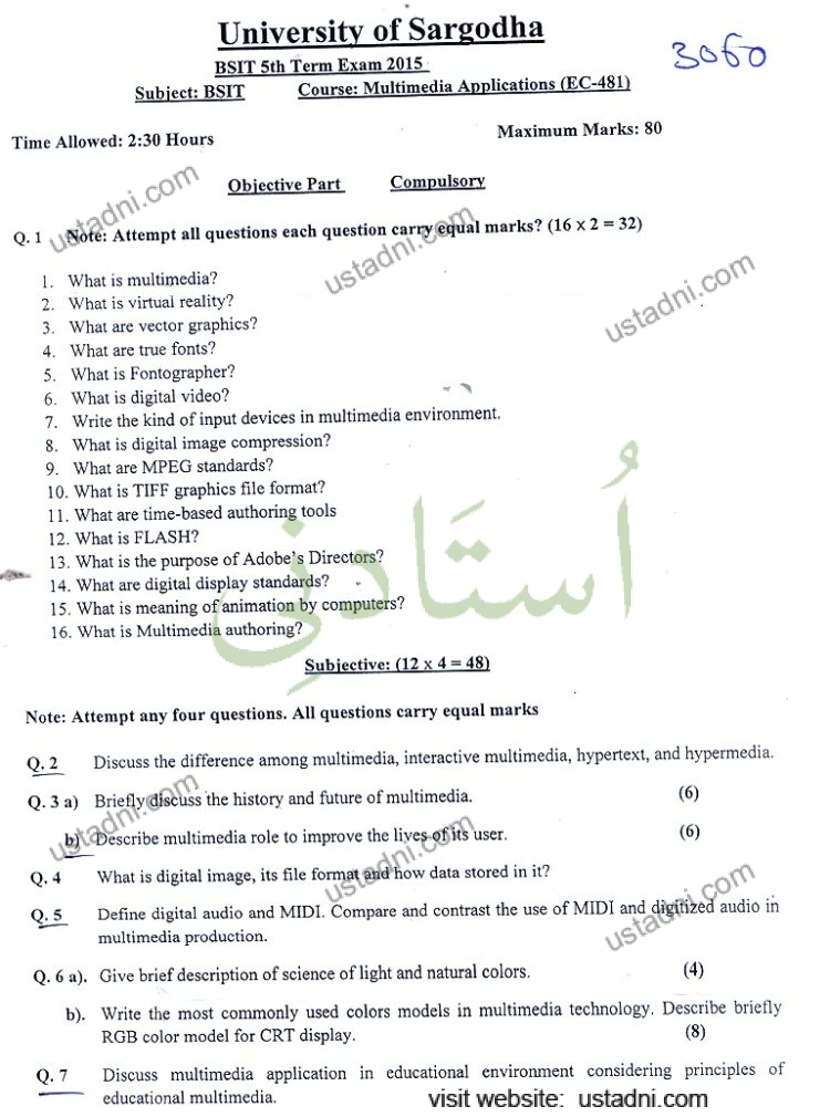 Multimedia Application BS IT 2015 UOS