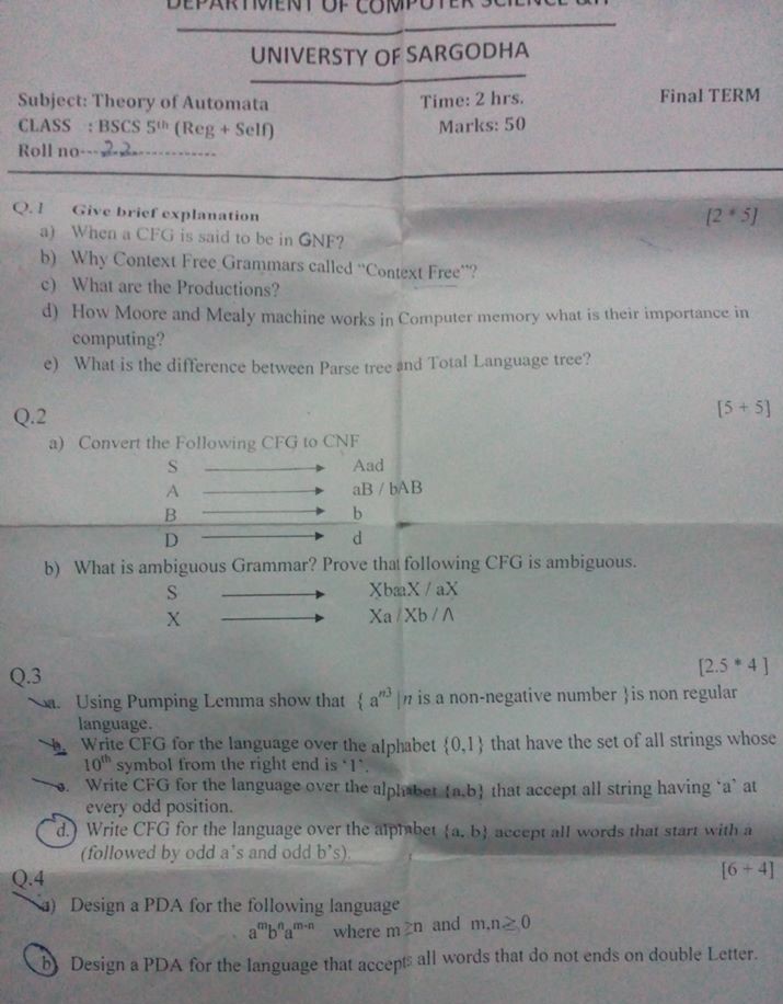 Software Engineering BSCS/SE/IT 2014 UOS — page 2