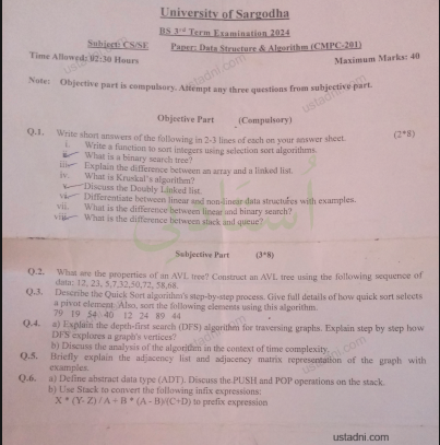 BS 3/4 Semester/Term 2024