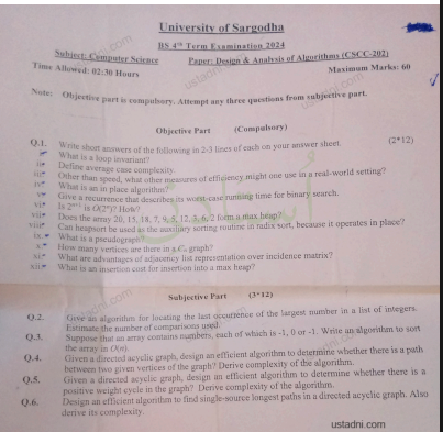BS 4 Semester/Term 2024